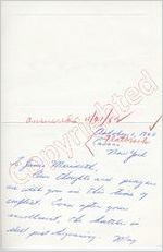 Mr. and Mrs. Donalt Lathrop to James Meredith (1 October 1962)