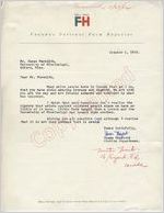 Susan Blaylock to Mr. Meredith (1 October 1962)