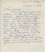 Talbert and Barbar Dowling to James (1 October 1962)
