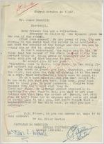 Ma del Pilar Martin to Mr. James Meredith (1 October 1962)