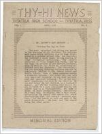 Thy-Hi News Vol. 1, No. 8