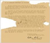 Ellen R. Poinsett, Imperial Kligrapp, to "All Excellent Commanders and Kligrapps"