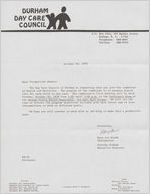 Box EC-2, Folder 4: Durham Day Care Council, 1979-1983