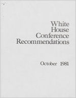 Box EO-23, Folder 1: White House Conference on Aging. Recommendations, 1981