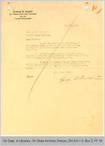 Letter Cyrus S. Avery to Governor James B. A. Robertson, 1921 July 9