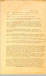 Letter Paul R. Brown, Maj M. C. Commndg to Adjutant General, 1921 July 1