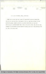Statement W. S. Ellis, Attorney General Civil Case No. 1062