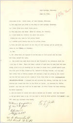 Statement Irvin Jeter, Attorney General Civil Case No. 1062