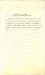 Statement W. J. Birch, Attorney General Civil Case No. 1062