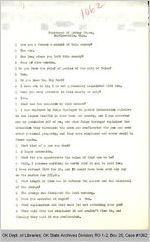 Statement Arthur Chase, Attorney General Civil Case No. 1062