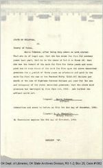 Affidavit Marie Johnson, Attorney General Civil Case No. 1062