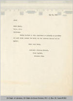 Letter Assistant Attorney General to Tulsa Hotel, 13 May 1921