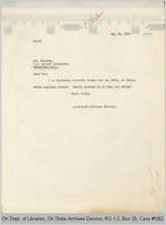 Letter Assistant Attorney General to Mr. Johnson, 13 May 1921
