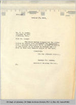 Letter Assistant Attorney General to T. J. Leahy, 1923 October 27