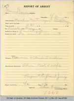 Report of Arrest Martina and Marilla Montemayor, 1921 June 6