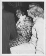 [Barbara Jordan Speaking to Guest]