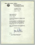 [Letter from Yeura S. Smith to Barbara C. Jordan, January 17, 1968]