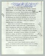 Draft of Speech delivered by Representative Barbara Jordan to Consumer Federation of America