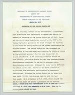 Testimony of Representative Barbara Jordan Before the Subcommittee on Constitutional Rights Senate Committee on the Judiciary, April 22, 1975, Extension of the Voting Rights Act