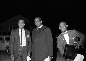J. Arthur Brown, Sen. Leroy Johnson, and I. DeQuincey Newman