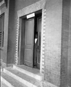 Entrance to Colored Waiting Room at Seaboard Station