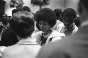 South Carolina State College students protest at the State House