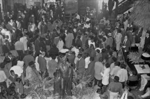 South Carolina State College students protest at the State House