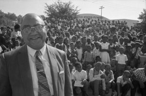Opening day of 1965-66 school year at Howard Elementary School