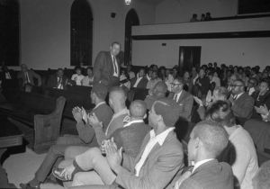NAACP meeting at First Calvary Baptist Church