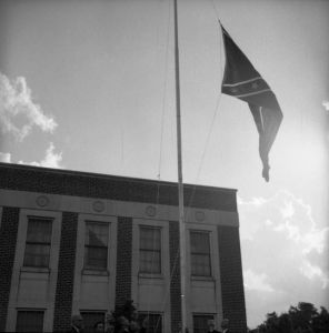 Raising the Confederate Flag at Lexington County Courthouse