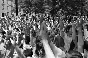 USC Student Protest at the Russell House
