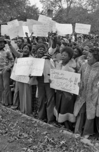 Black students protest in St. Matthews
