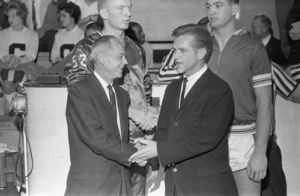 Coaches Lyles Alley and Chuck Noe