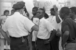 Civil Rights Demonstrators March in Columbia