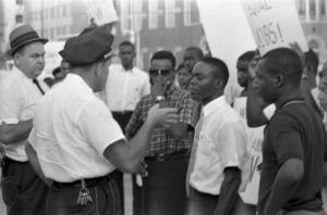Civil Rights Demonstrators March in Columbia