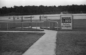 Sesquicentennial State Park Swimming Area Closed