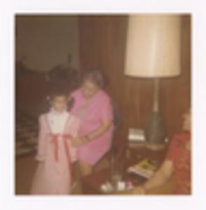 Photograph of Augusta Baker With Grandchild