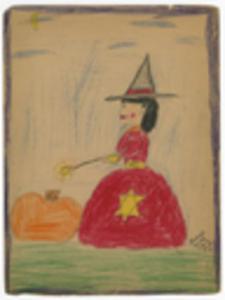 Correspondence, Children's Artwork, circa 1953, Fairy Godmother