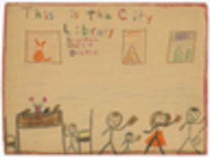Correspondence, Children's Artwork, circa 1953, Countee Cullen Library Branch
