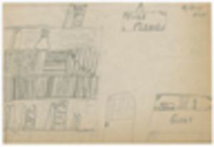 Correspondence, Children's Artwork, circa 1953, Library