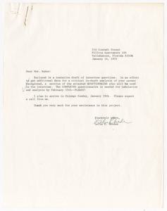 Letter, 1975, Lelia G. Rhodes to Augusta Baker