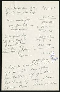 Letter, 1981, Ethel N. Ambrose to Augusta Baker