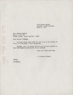 Letter, March 2, 1971, I. D. Newman to Edward Francis