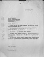 Letter, September 21, 1972, I. D. Newman to James W. Pierce