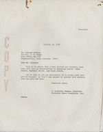 Letter, October 23, 1970, I. D. Newman to LeGrand Calhoun