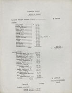NAACP Financial Report, August 1965