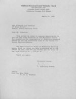 Letter, March 15, 1985, I. D. Newman to Jim Johnston