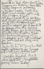Sermon, c. 1981, Mark 10:21, 23-25, and 27 and Luke 12:16-21