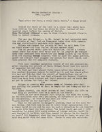 Sermon based on 1 Kings 19:12, November 11, 1956