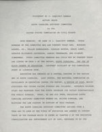 Statement, I. D. Newman, Acting Chair, South Carolina Advisory Committe to the United States Commission on Civil Rights